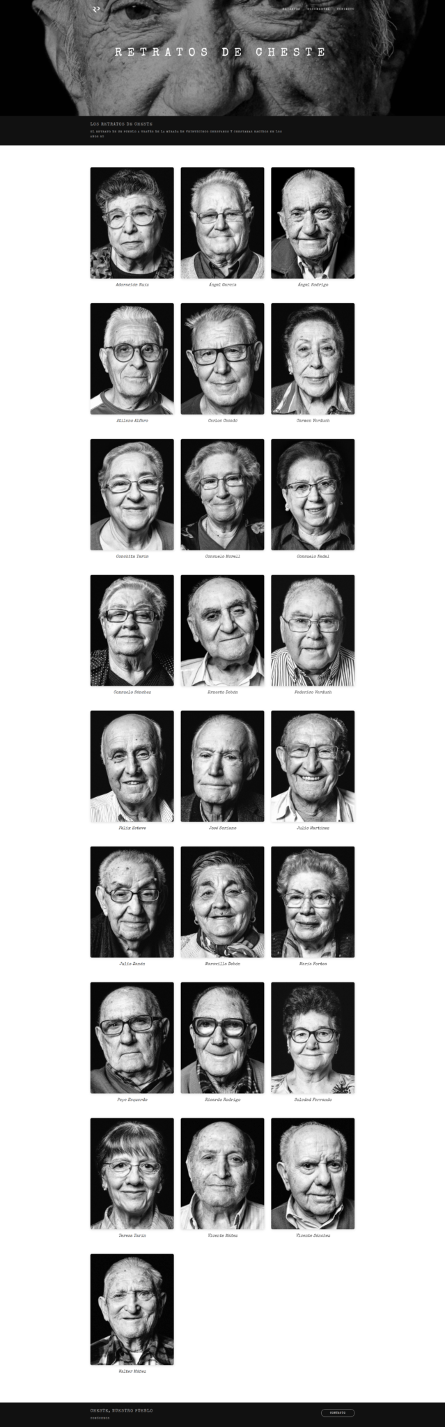 Logotipo Retratos de un pueblo por ITCANph